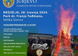 Središnja proslava Jurjeva u nedjelju na Tuđmancu uz nastupe KUD-ova i koncert Gazdi
