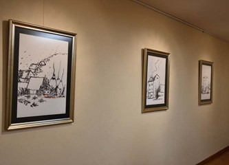 'Da se ne zaborave rane devedesete': Otvorena izložba ratnih crteža Ivana Lackovića Croate