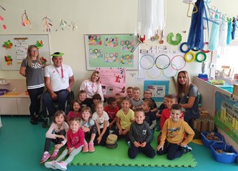 Velimir Šandor razveselio mališane DV Lojtrica: Zajedno proslavili Dječji tjedan!