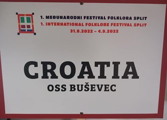 Ogranak Seljačke Sloge Buševec sudjelovao je na 1. Međunarodnom festivalu folklora u Splitu