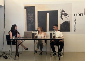 Nova izložba i slikovnica Dominika Vukovića i Sanje Lovrenčić na pozornici Galerije Galženica: "U ritmu meandra s Julijem Kniferom"