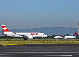 Moderni Bombardier CS 100 u zračnu luku prizemljio hrvatski pilot