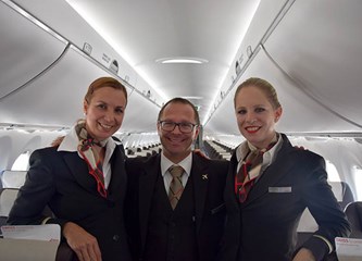 Moderni Bombardier CS 100 u zračnu luku prizemljio hrvatski pilot