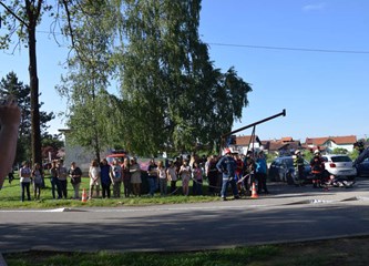 Vatrogasna vježba: Spašavali ljude iz požara u školi