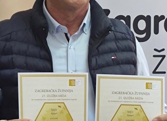 Kestenov med pčelara Ivice Kompesa iz Kravarskog proglašen šampionom 21. senzorskog ocjenjivanja meda Zagrebačke županije