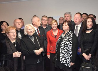 Predsjednica se u Gorici susrela s gradonačelnicima, braniteljima i POT-om