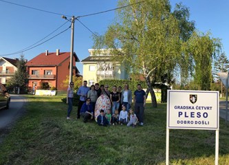Društvo žena Pleso obogatile svoju četvrt ukrasima vlastite radionice