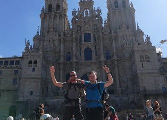 FOTO Andrija 'osvojio' Santiago: "Camino je svijet u malom, moramo ustrajati usprkos svim 'žuljevima' i boli"