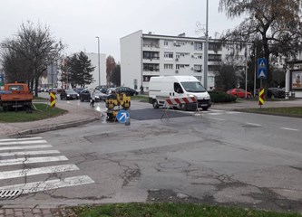FOTO Na zebri kod policije postavlja se uzdignuti pješački prijelaz