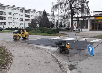 FOTO Na zebri kod policije postavlja se uzdignuti pješački prijelaz