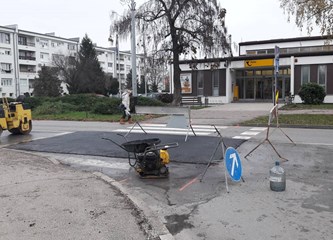 FOTO Na zebri kod policije postavlja se uzdignuti pješački prijelaz