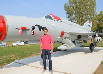 FOTO Legendarni 'Osvetnik Dubrovnika' krasi dvorište ZTC-a, treći je to MiG-21 koji je dom pronašao u Gorici