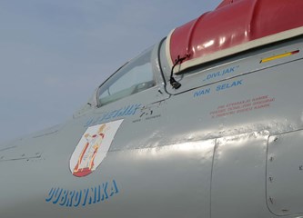 FOTO Legendarni 'Osvetnik Dubrovnika' krasi dvorište ZTC-a, treći je to MiG-21 koji je dom pronašao u Gorici