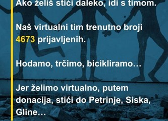 53za53nju: I Dino Bošnjak trči za nastradale u potresu, uključite se i vi u 'virtualnu' humanitarnu utrku