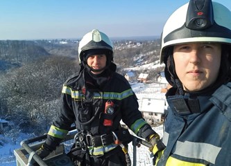 FOTO Pogled iz perspektive goričkih vatrogasaca, s autoljestava zabilježili svu ljepotu našeg kraja!