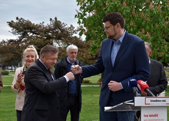 Peđa Grbin u Gorici podržao Jelušića: Ivo će uvesti red!