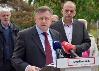 Peđa Grbin u Gorici podržao Jelušića: Ivo će uvesti red!