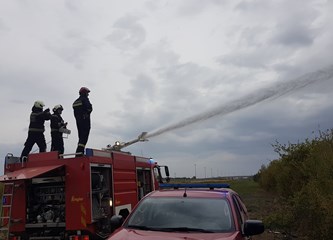 FOTO Nema odmora za vatrogasce: Novi požar trave i raslinja, uz JVP interveniralo čak pet DVD-ova