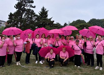 FOTOGALERIJA Edukacijom protiv raka dojke bore se već 20 godina! Proslavu jubileja ovjekovječili milenijskom fotografijom