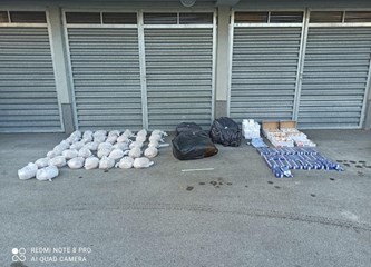 Objavljene fotografije velike zapljene duhana i cigareta u Turopolju, osumnjičeni je vrtio pravi biznis