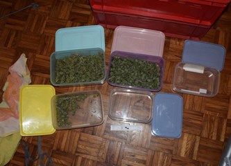 FOTO Na katu kuće uzgajao marihuanu: Pronađene 134 stabljike i šest paketa „trave“