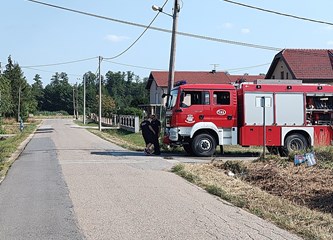 VIDEO Veličanstveni doček u Ribnici: Svečani špalir vatrogasnih vozila mlazovima vode dočekao olimpijske pobjednice