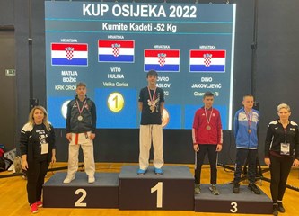 Vito Hulina, Ema Filković i Petar Orešković zlatni u Osijeku: Ostaje žal što je Vito premlad za kadetsko Europsko prvenstvo