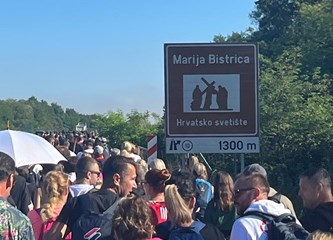 FOTO Put svetišta u Mariji Bistrici rano jutros krenula su 2672 vjernika: Sveta misa slavit će se u 18 sati, a predvodit će je monsinjor Tomislav Rogić, šibenski biskup
