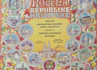 Milanović odlikovao Velimira Šandora, Ivana Čengića, Damira Martina...