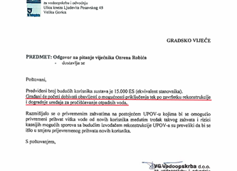 SDP Velike Gorice u priopćenju se osvrnuo na problem pročistača i novih priključaka