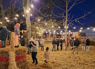 FOTO/VIDEO Blagdanska čarolija čeka vas u Parku Plemenite općine turopoljske! Advent je počeo