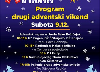 Povorka svjetlosti, koncerti, radionice i turopoljske germknedle ovog vikenda na Adventu
