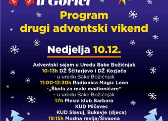 Povorka svjetlosti, koncerti, radionice i turopoljske germknedle ovog vikenda na Adventu
