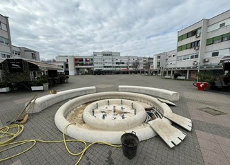 FOTO: Proljeće ne može početi dok fontana na Radićevom trgu ne bude spremna